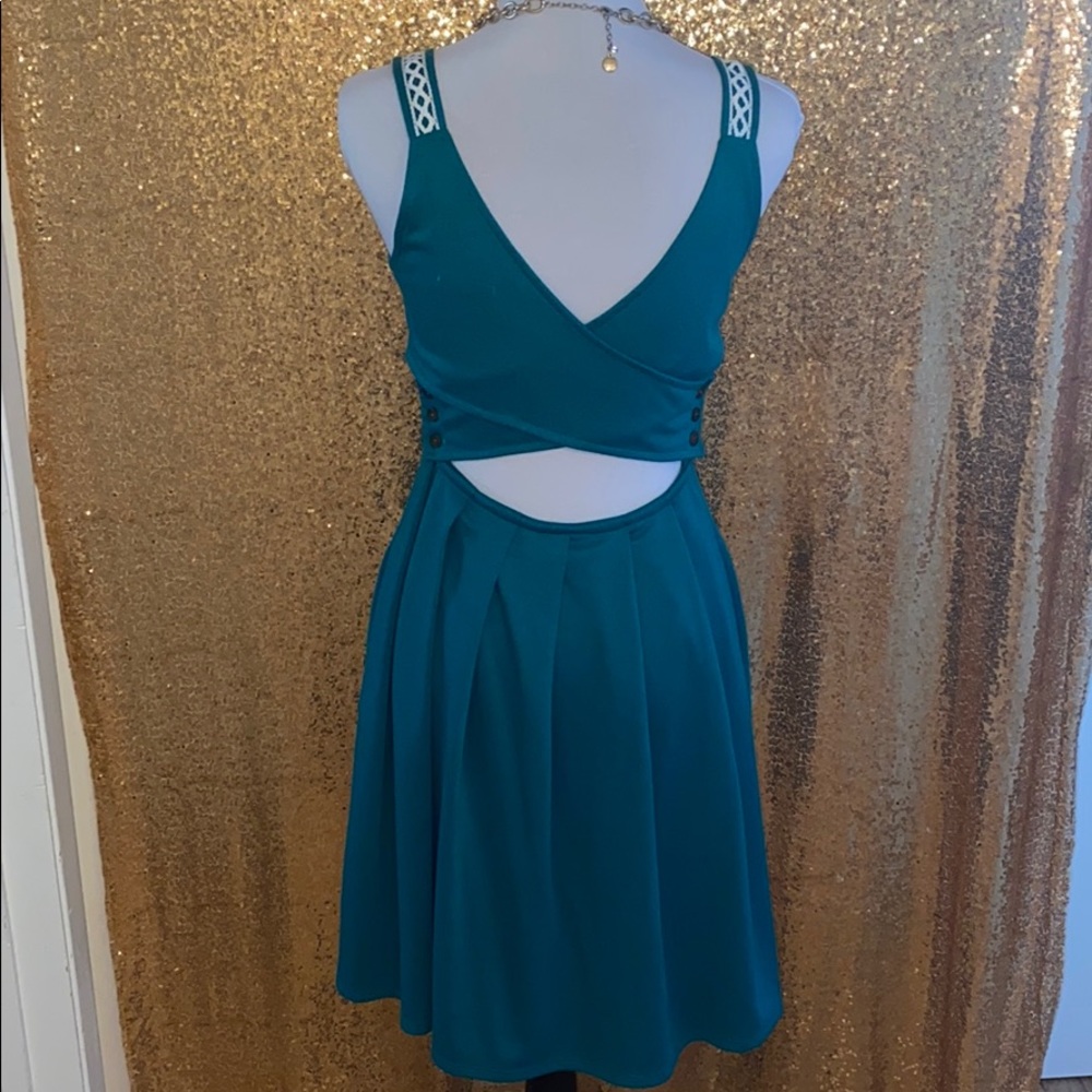 ✨Fleet Collection Teal Dress - Picture 4 of 11